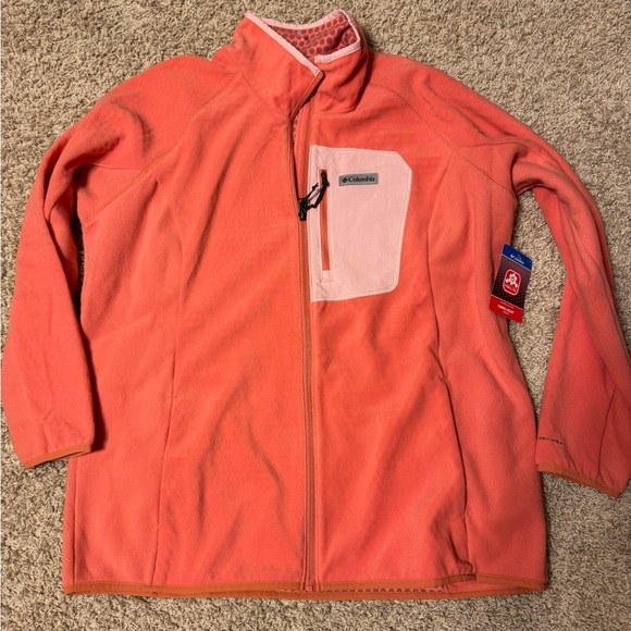 NWT Columbia Women’s Outdoor Tracks Full Zip Jacket Size 1X - Picture 3 of 7